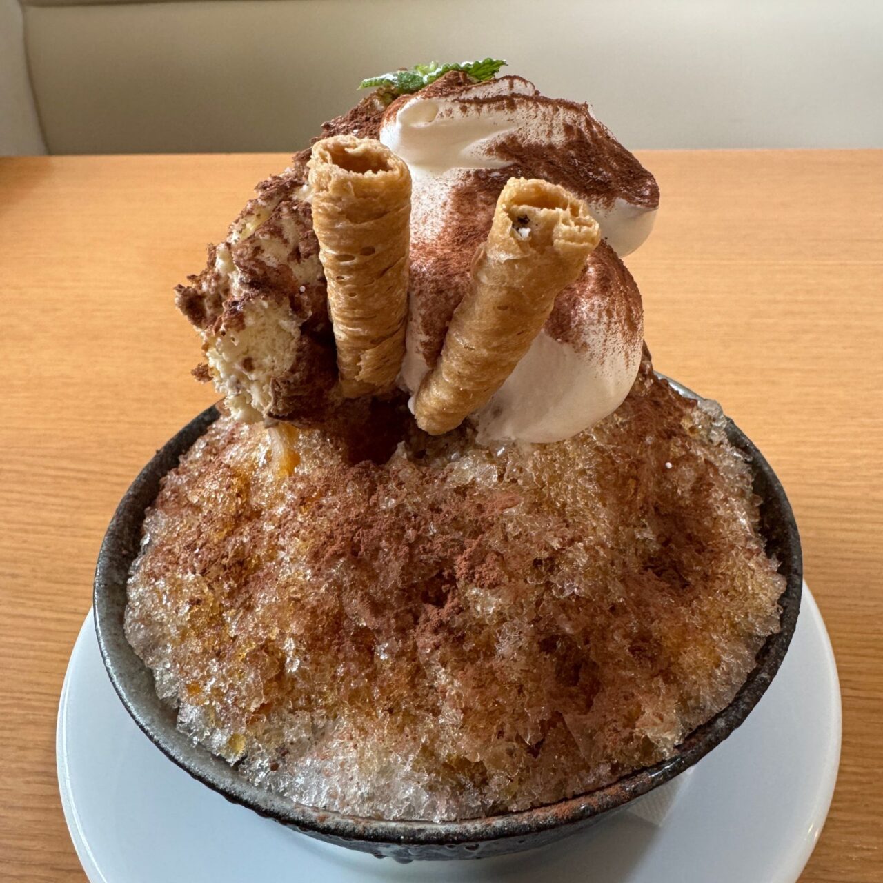 【今治市】エスプレッソから作ったシロップが決め手! アーリーブルーメル上徳店のかき氷「ティラミスコーヒー」