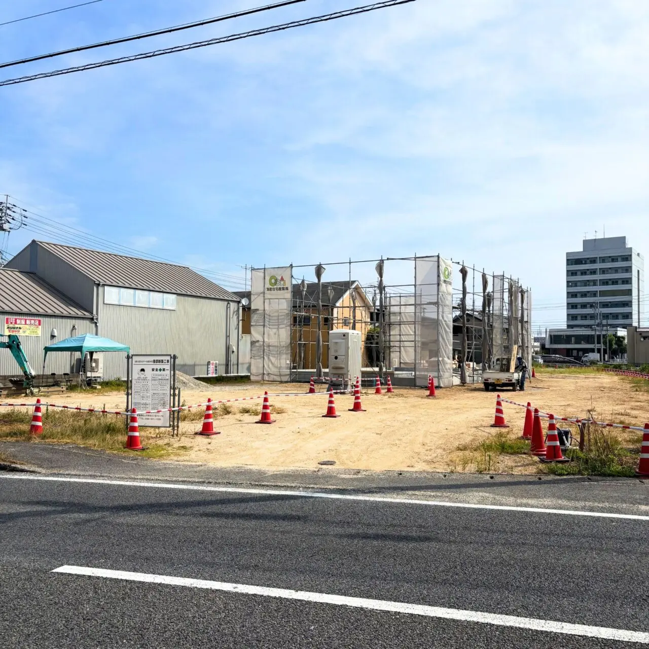 【今治市】松屋の2号店がやってくる? 喜田村の済生会今治病院のすぐ近くに「松屋 松のや 今治喜田村店(仮称)」が建設中!