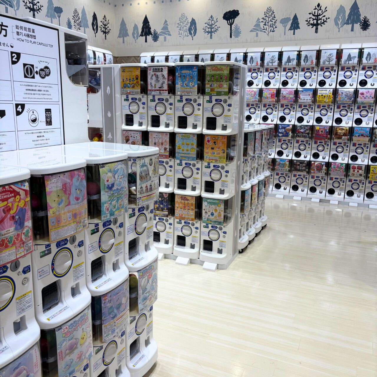 【今治市】総数830台ものガチャガチャを楽しもう! イオンモール今治新都市に「ガチャガチャの森」がオープンしました!