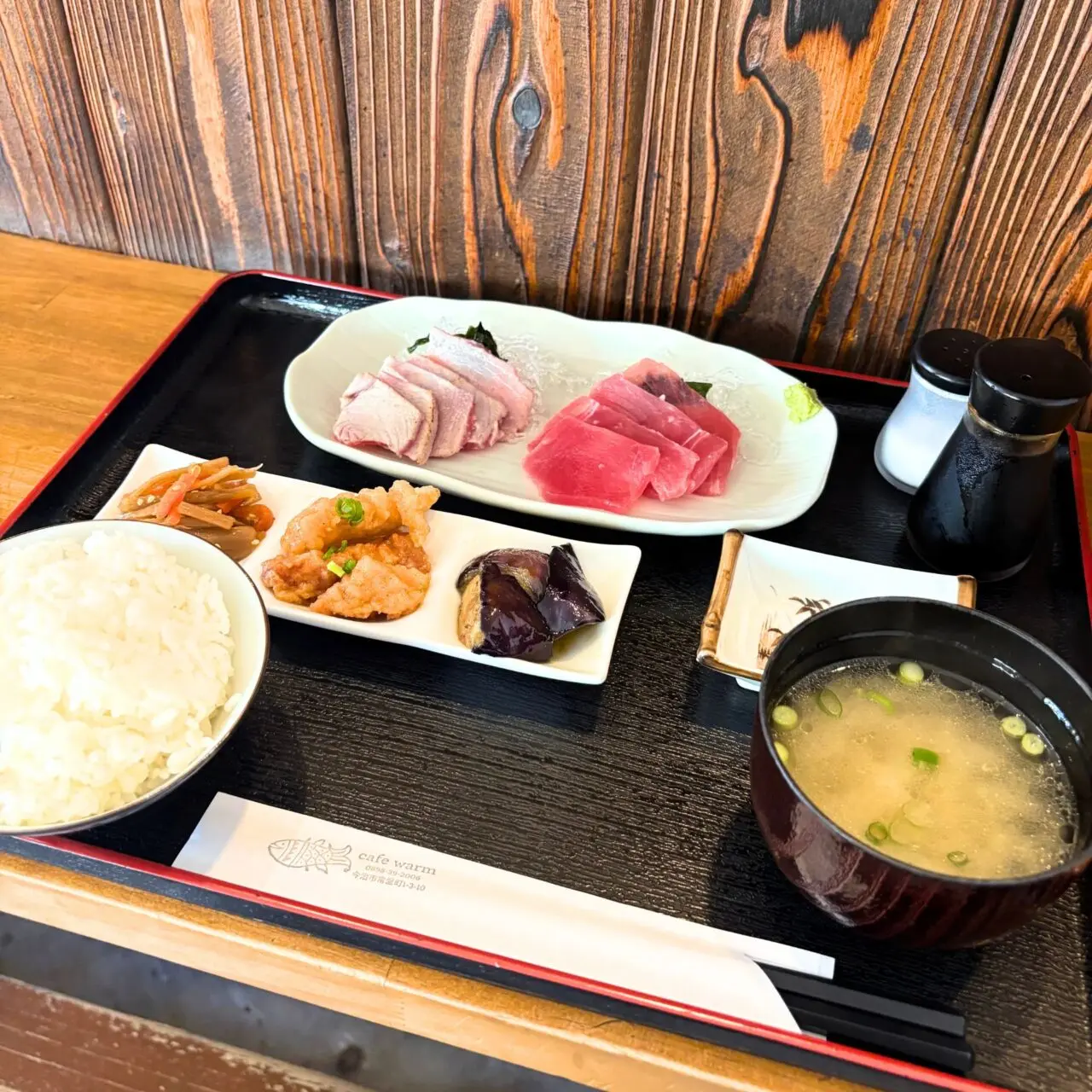 【今治市】お手軽価格で本格海鮮定食を! 「カフェ魚夢(warm)」にお邪魔してみました!