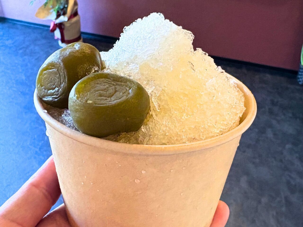 【今治市】濃厚なのにとってもさっぱり! 「旬菓 槐」の手作り梅シロップのかき氷