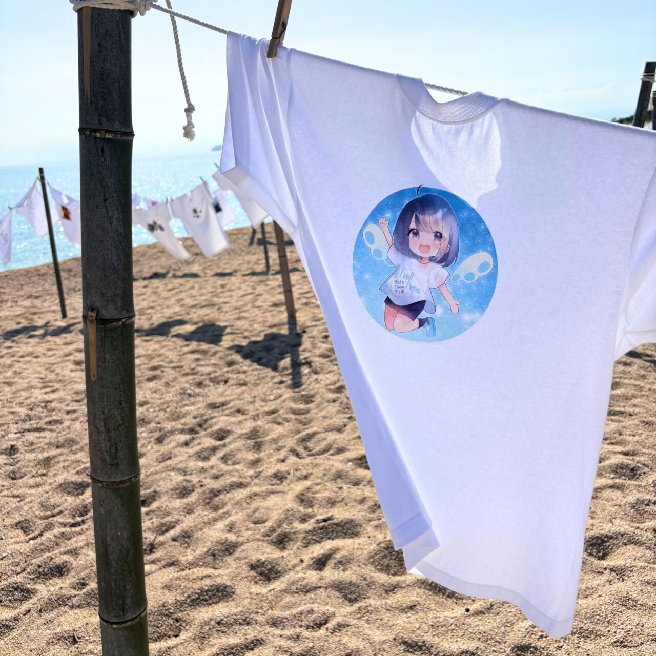 【今治市】織田ヶ浜にお洒落なTシャツが大集合! 「せとうちTシャツアート展」にお邪魔してみました!