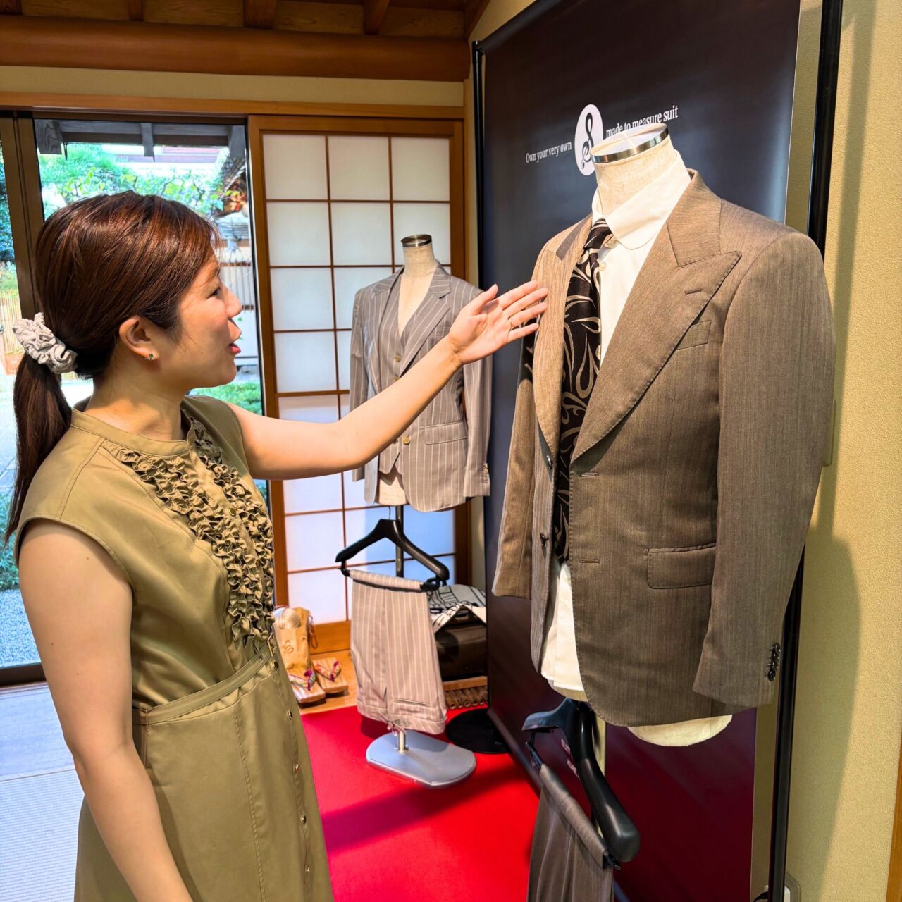【今治市】追求する楽しさを味わいながら自分だけの1枚を作ろう! 大正時代から続く呉服の老舗「呉服すがたや」でオーダーメイドスーツのイベントが開催!