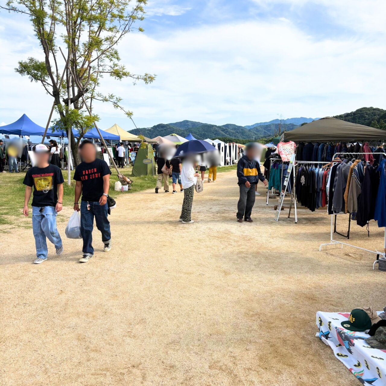 【今治市】古着屋さん50店舗が大集合! アシックス里山スタジアムで「フルギノフェスタ」が開催されました!