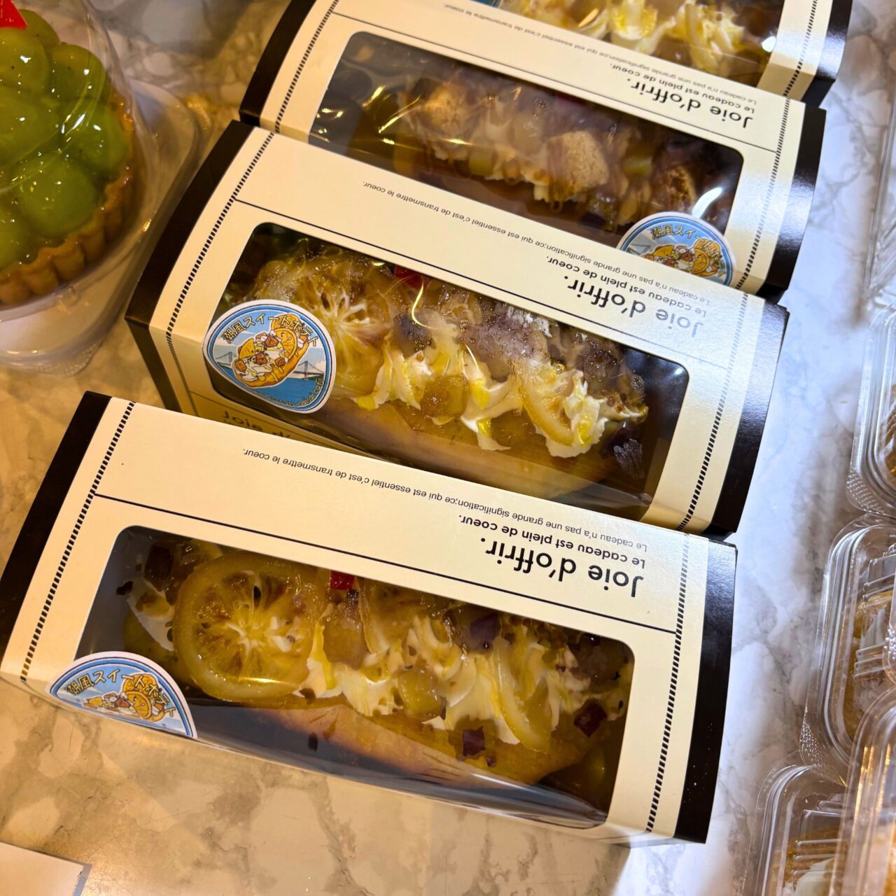 【今治市】市内トップ規模の直売所「さいさいきてや」内のカフェで今治西高校とコラボしたスイーツ「潮風スイートポテト」が販売中